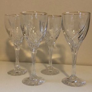 Set of 4 Crystal Glasses
